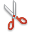 Cut, Red Icon