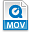 Extension, File, Mov Icon
