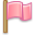 Flag, Pink Icon