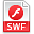 Extension, File, Swf Icon