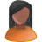 Black, Female, Obla, User Icon