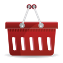 Basket, Red, Shopping Icon