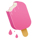 Cream, Ice, Pink Icon
