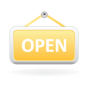 Open, Sign Icon