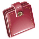 Red, Wallet Icon