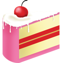 Cake, Cream, Slice Icon