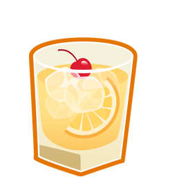 Cocktail, Sour, Whiskey Icon