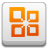 Office, Powerpoint, Square Icon