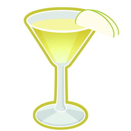 Apple, Cocktail, Martini Icon