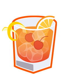 Cocktail, Fashioned, Old Icon