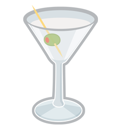 Cocktail, Dry, Martini Icon