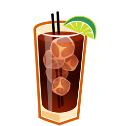Cocktail, Cuba, Libre Icon
