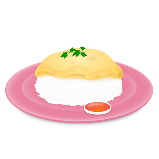 Omelet+Rice, Png Icon