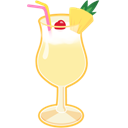 Cocktail, Colada, Pina Icon