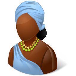 African, Female Icon