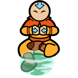 Aang, Air, Scooter Icon