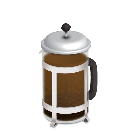 Coffee, Press Icon