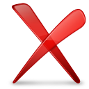 Red, x Icon