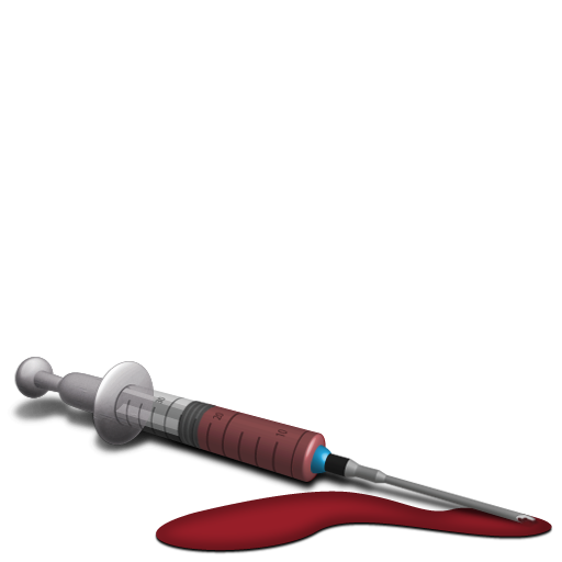 Blood, Syringe Icon