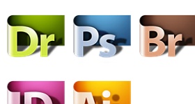 Adobe CS 5 Fold Icons