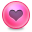 Heart, Round Icon