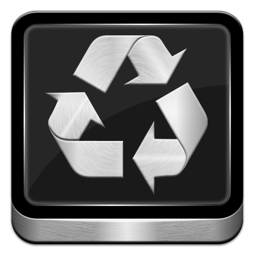 Metallic, Recycle Icon