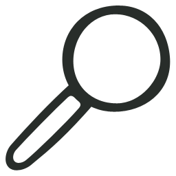Magnifier, Outline Icon