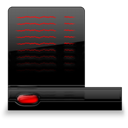 Black, Red, Startmenu Icon