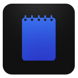 Blueberry, Notepad Icon