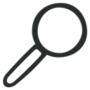 Magnifier, Outline Icon