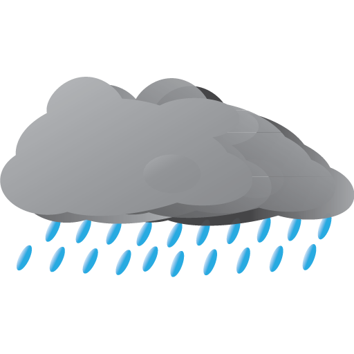Raining, Weather Icon