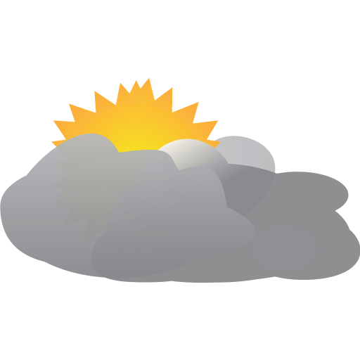 Cloudy, Mostly, Weather Icon