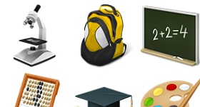 Desktop Education Icons