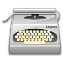 Package, Typewriter, Wordprocessing Icon