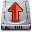 Arrow, Disk, Remove, Up, Upload Icon