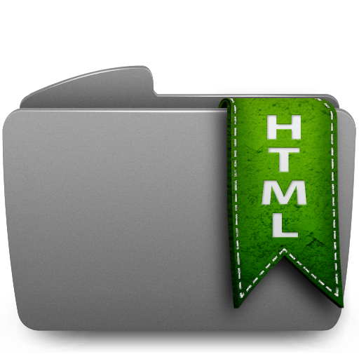 Folder, Html Icon