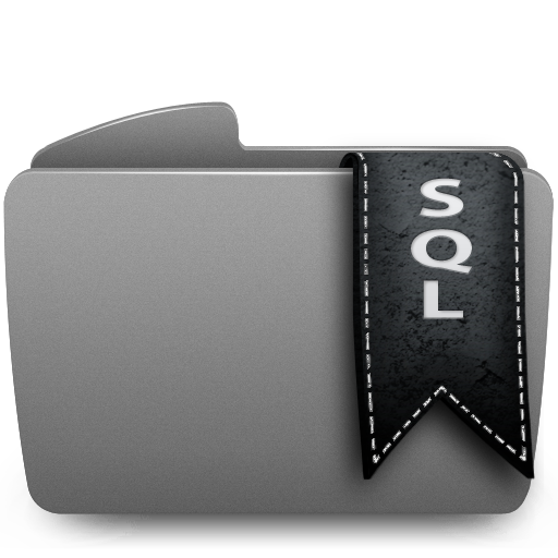Folder, Sql Icon