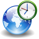 Clock, Earth, Internet, World Icon