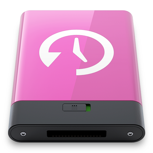 Machine, Pink, Time, w Icon