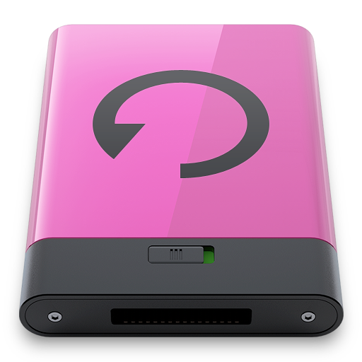 b, Backup, Pink Icon