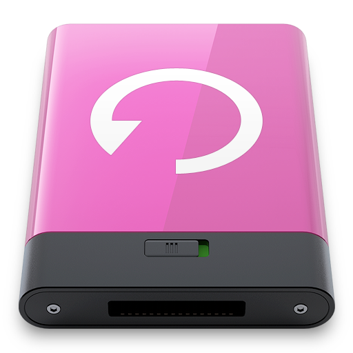 Backup, Pink, w Icon