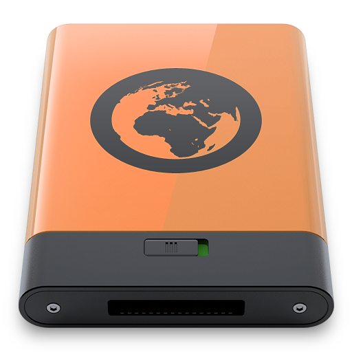 b, Orange, Server Icon