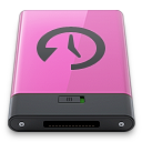 Disk, Machine, Pink, Time Icon