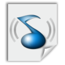 Audio, File, Text, Vnd.Abc Icon