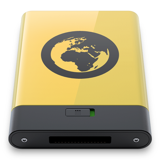 Server, Yellow Icon