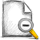 File, Out, Zoom Icon