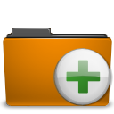 Add, Archive, Folder, Orange, To Icon