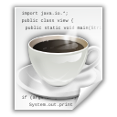 Java, Text, x Icon