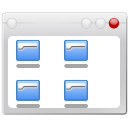 File, Folder, System, Window Icon
