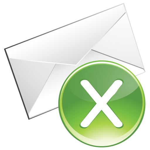 Email, Green, Remove Icon